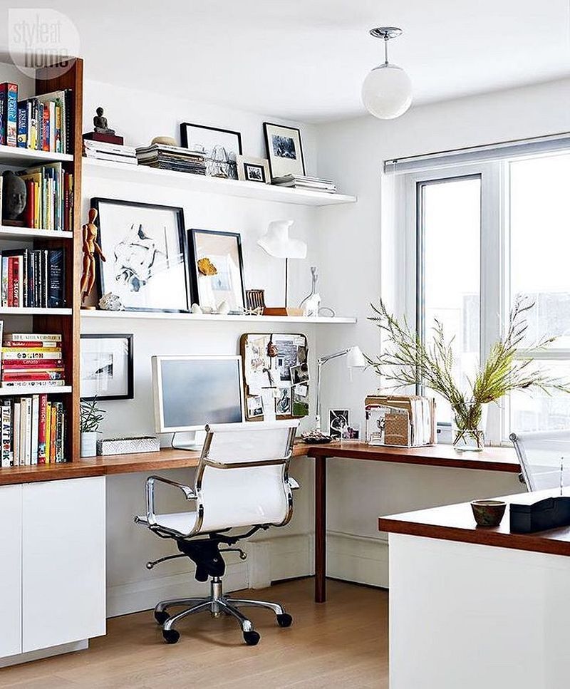 Home Office with Simple Decor Tweaks 