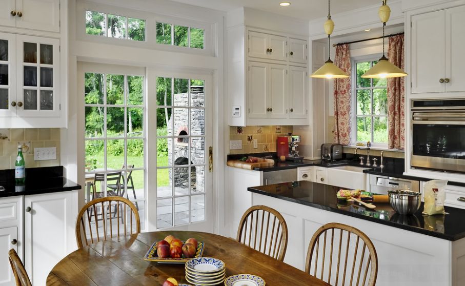 Perfect Kitchen With French Doors 
