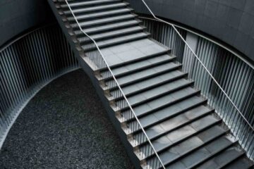 high-angle-view-staircase