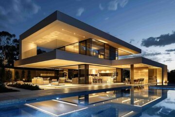 luxury house with pool