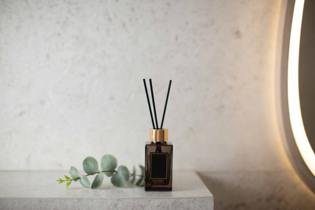 Natural reed diffuser for bathroom