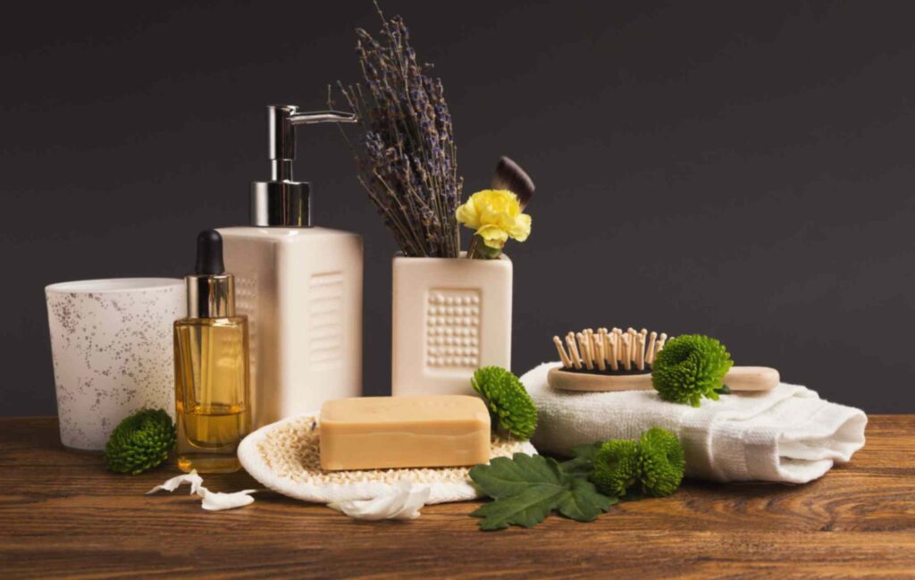 Organic personal products for bathroom