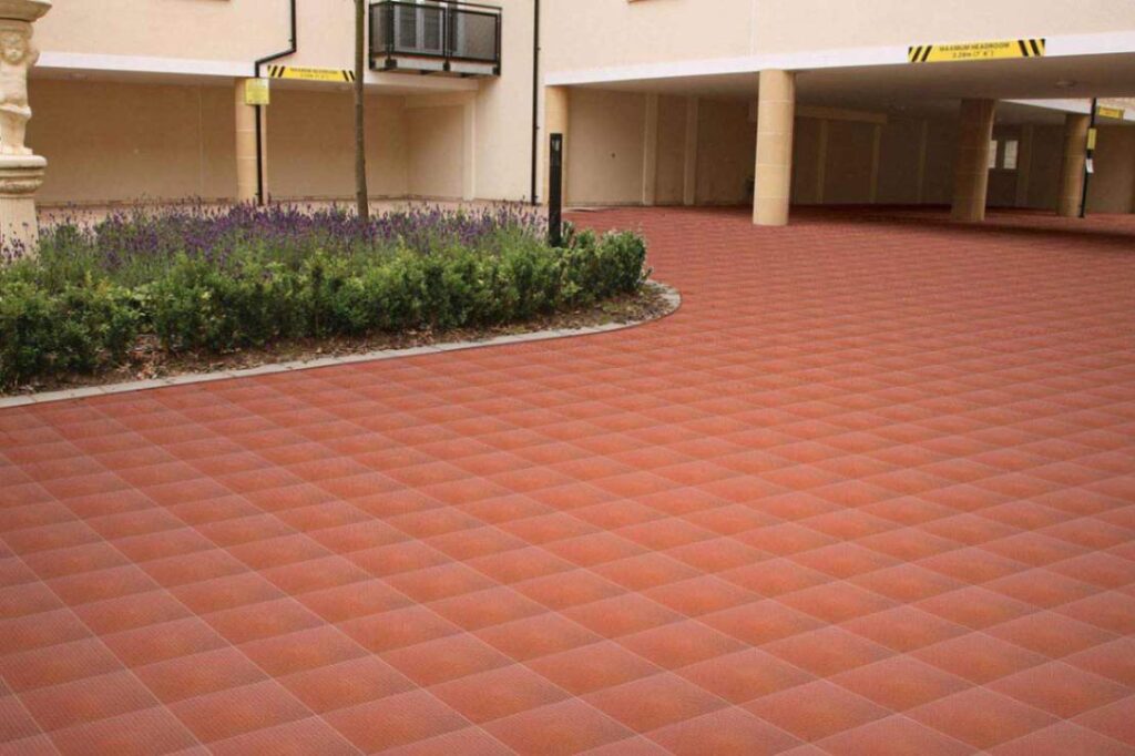 parking area tiles