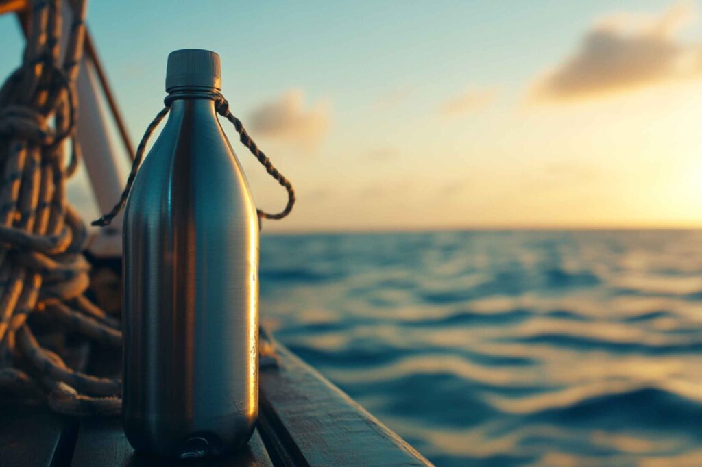 Hydrated with a Reusable Water Bottle