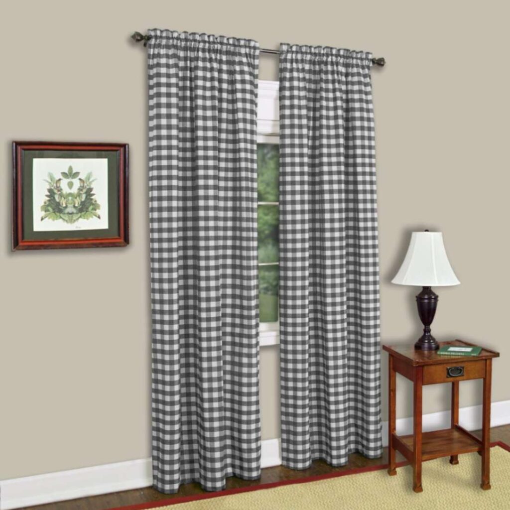 Plaid Curtain