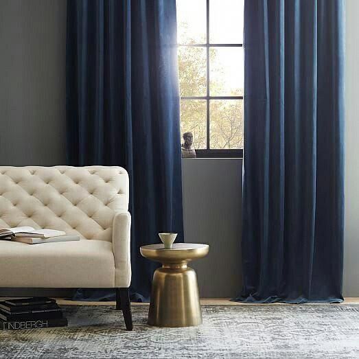 NavyRoyal Blue Curtains