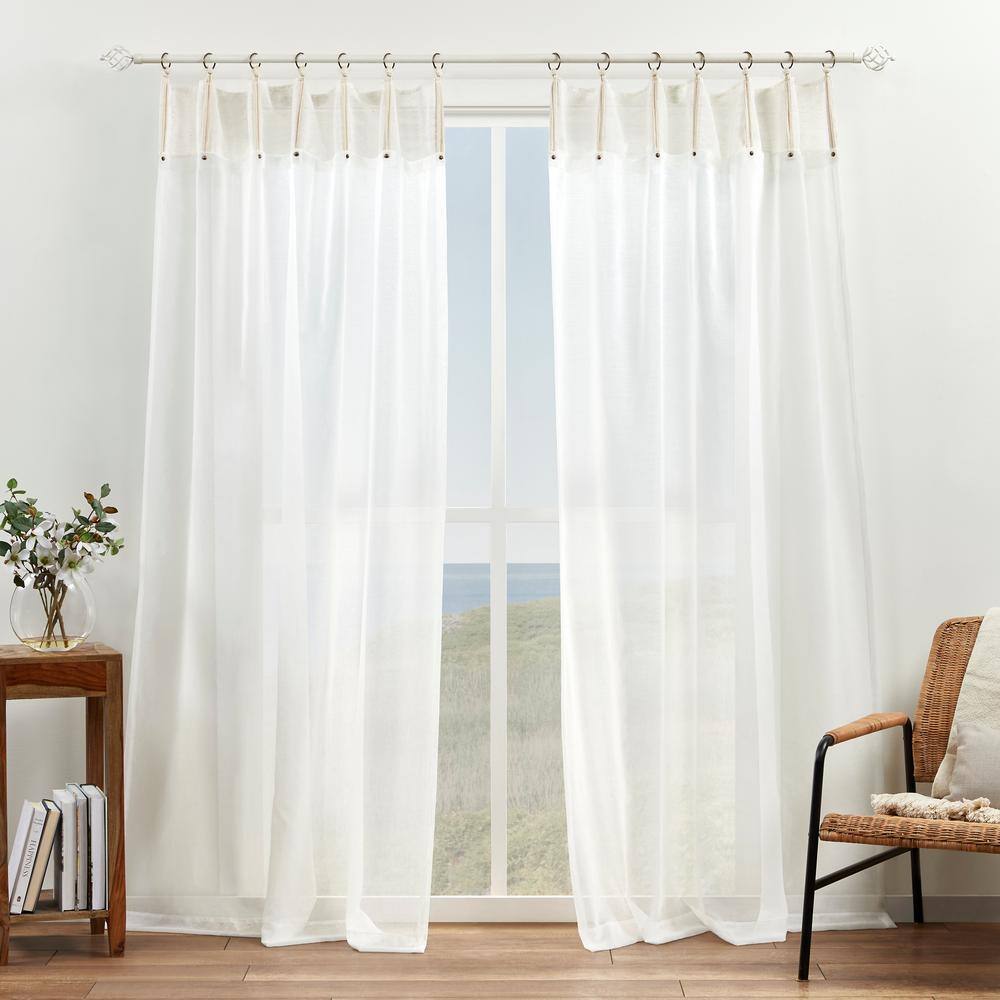 Solid White Curtains