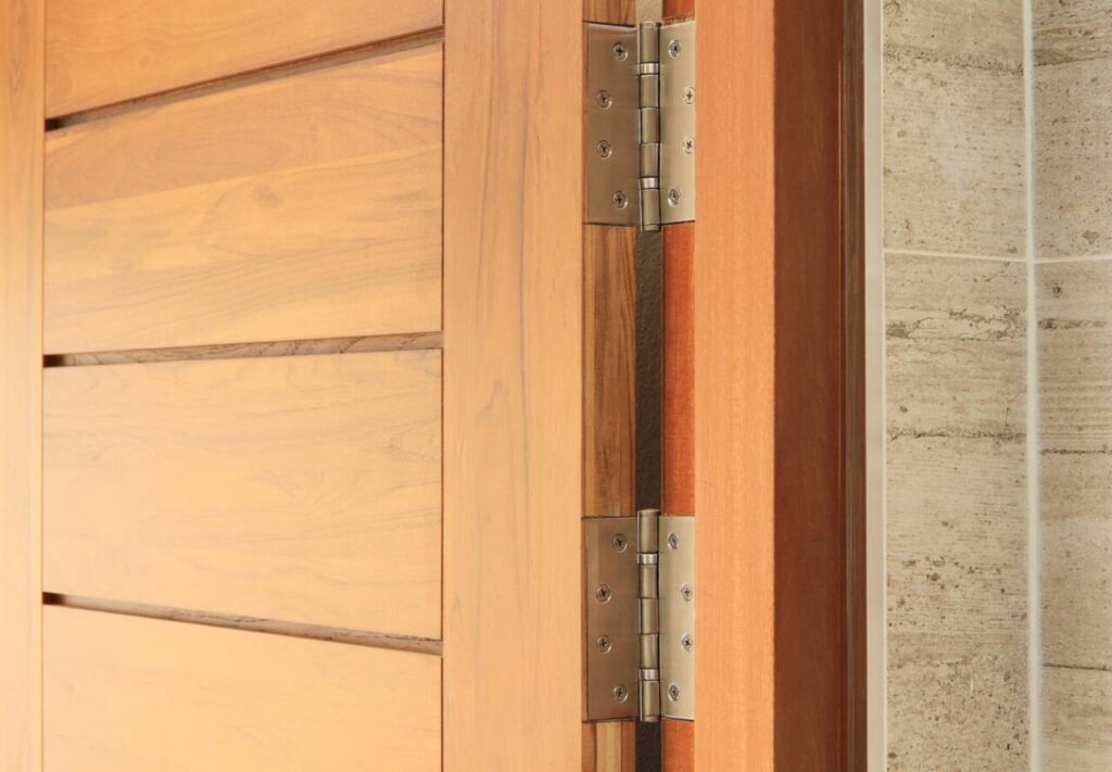 materials used in hinged single doors