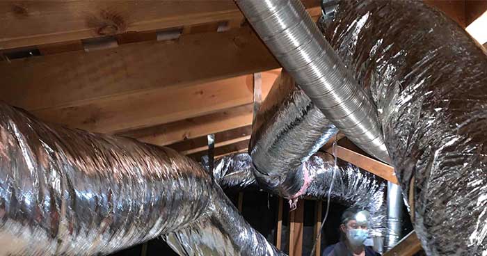 Leaky HVAC ducts