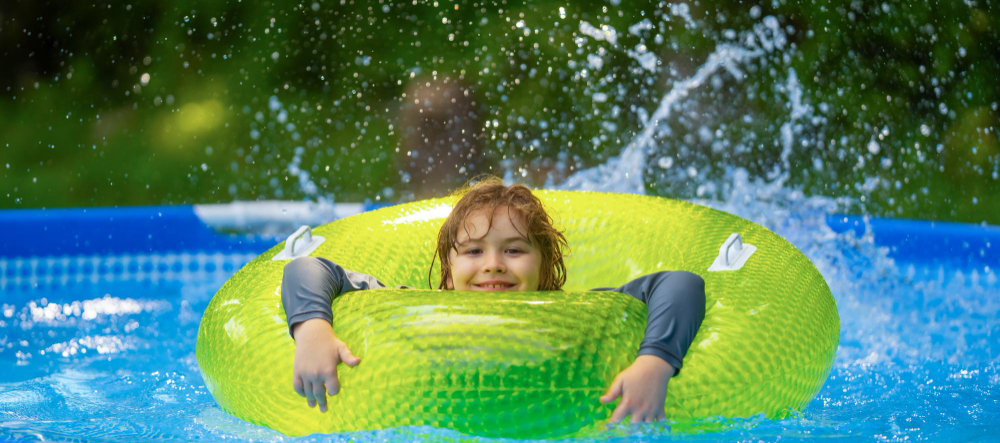 inflatable waterslide kid’s backyard fun