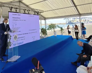 modern port infrastructure design with breakwater construction and coastal engineering