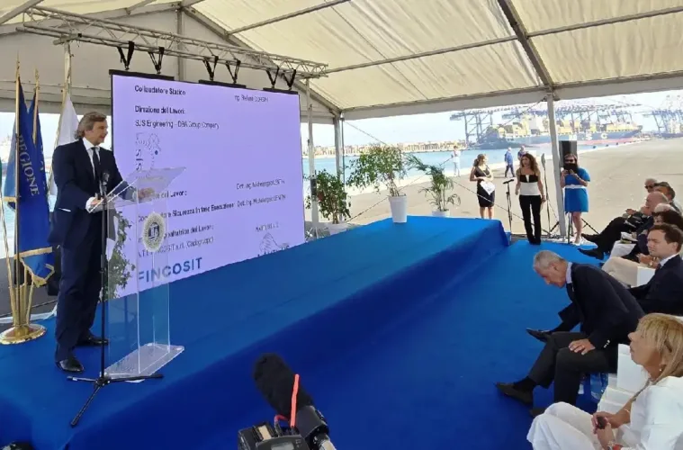 modern port infrastructure design with breakwater construction and coastal engineering