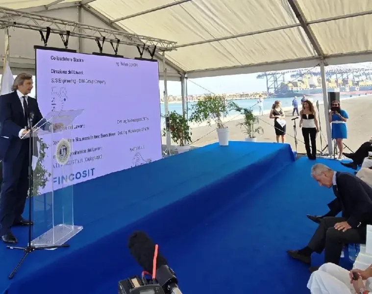 modern port infrastructure design with breakwater construction and coastal engineering