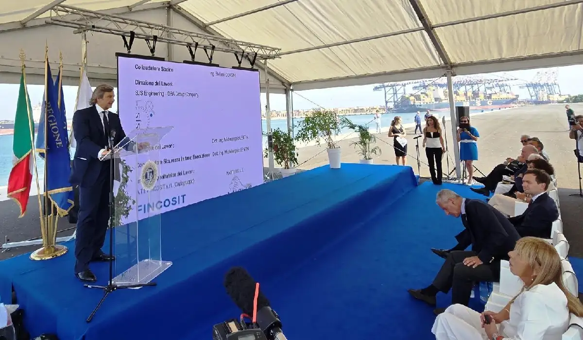 modern port infrastructure design with breakwater construction and coastal engineering