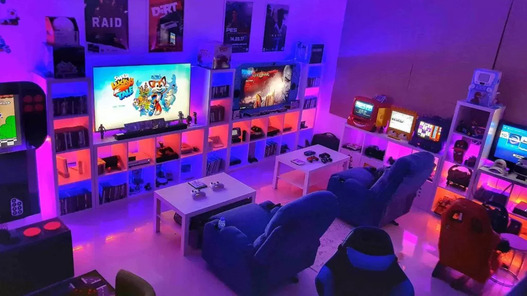 desain interior ruang gaming 2021