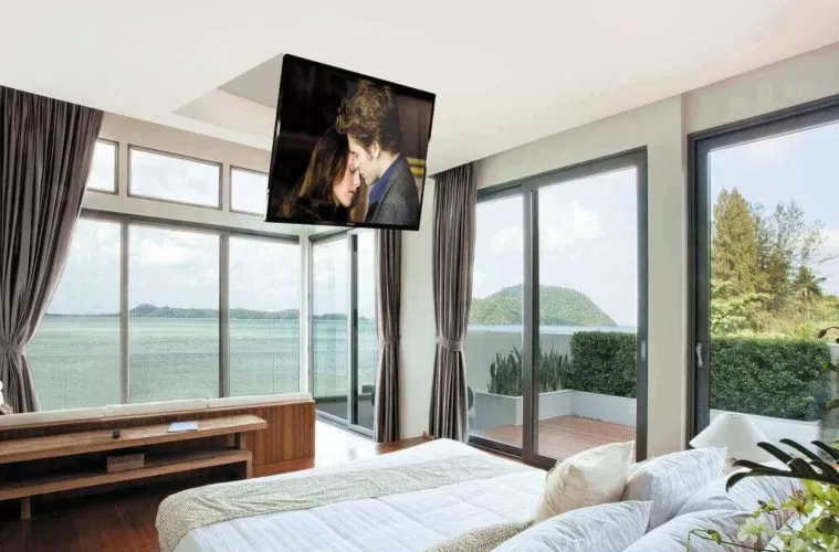 TV in bedroom